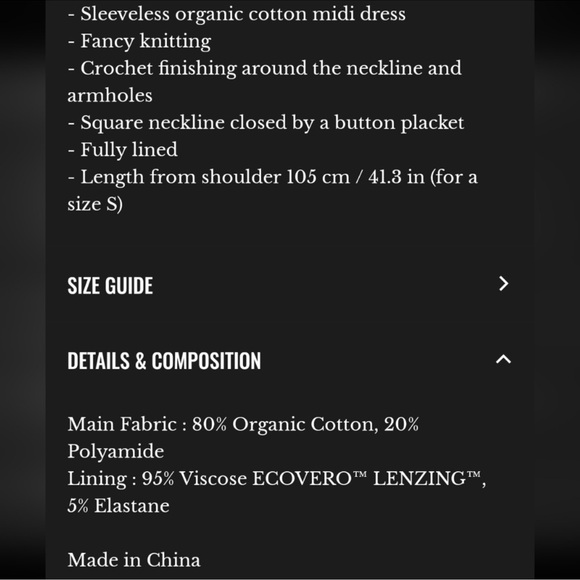 EUC Sézane Salma Dress in Cream - size M - Picture 6 of 10